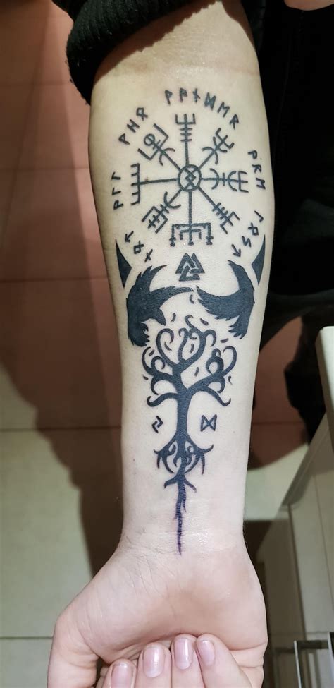 Rune of ancestral connection tattoo